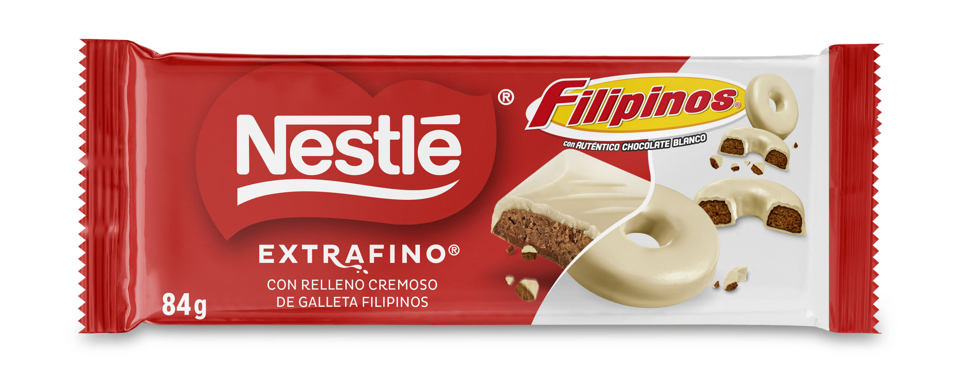 Chocolate extrafino filipinos blancos Nestle 84g