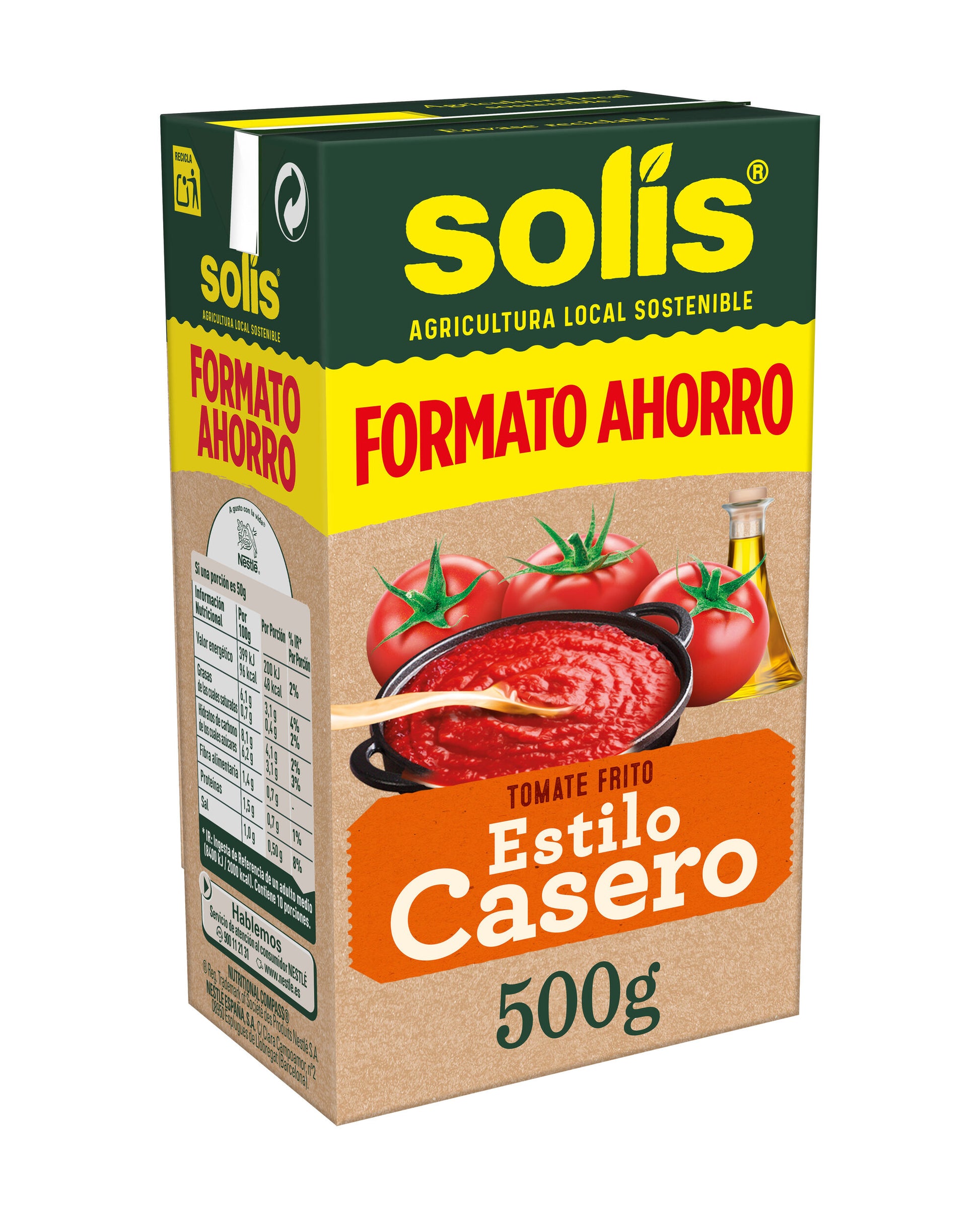 Tomate frito estilo casero Solis 500g