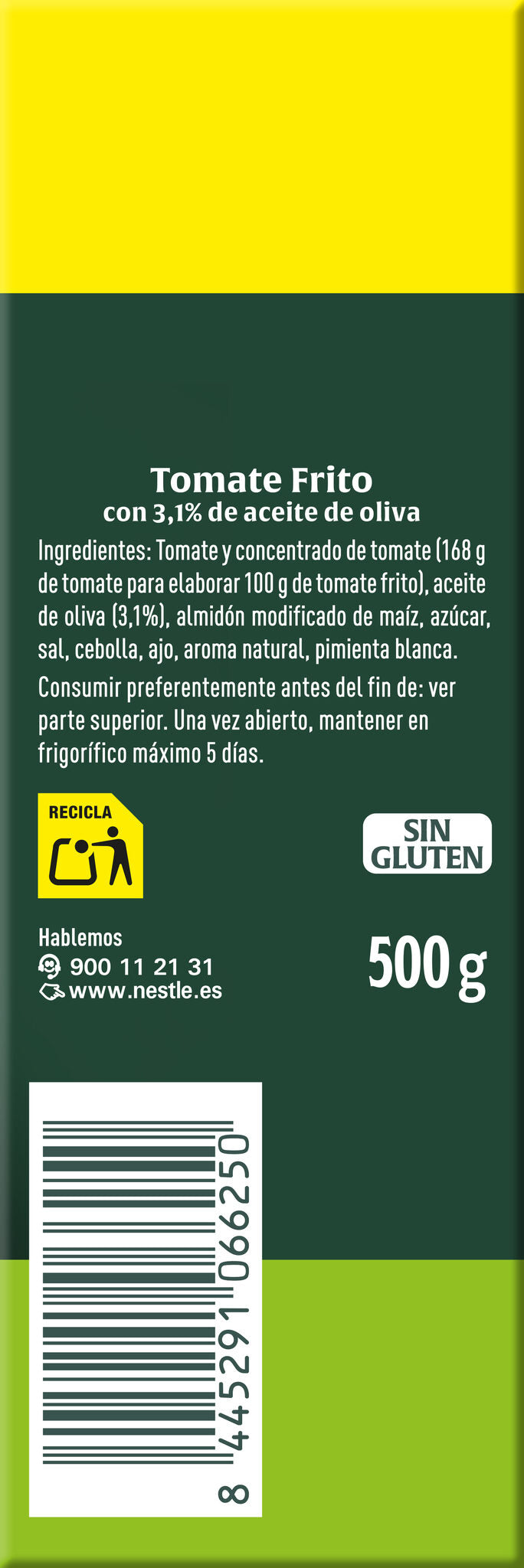Tomate frito c/aceite de oliva Solis 500g