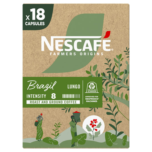 Cafe cápsula lungo brazil Nescafe p18 93g La Despensa