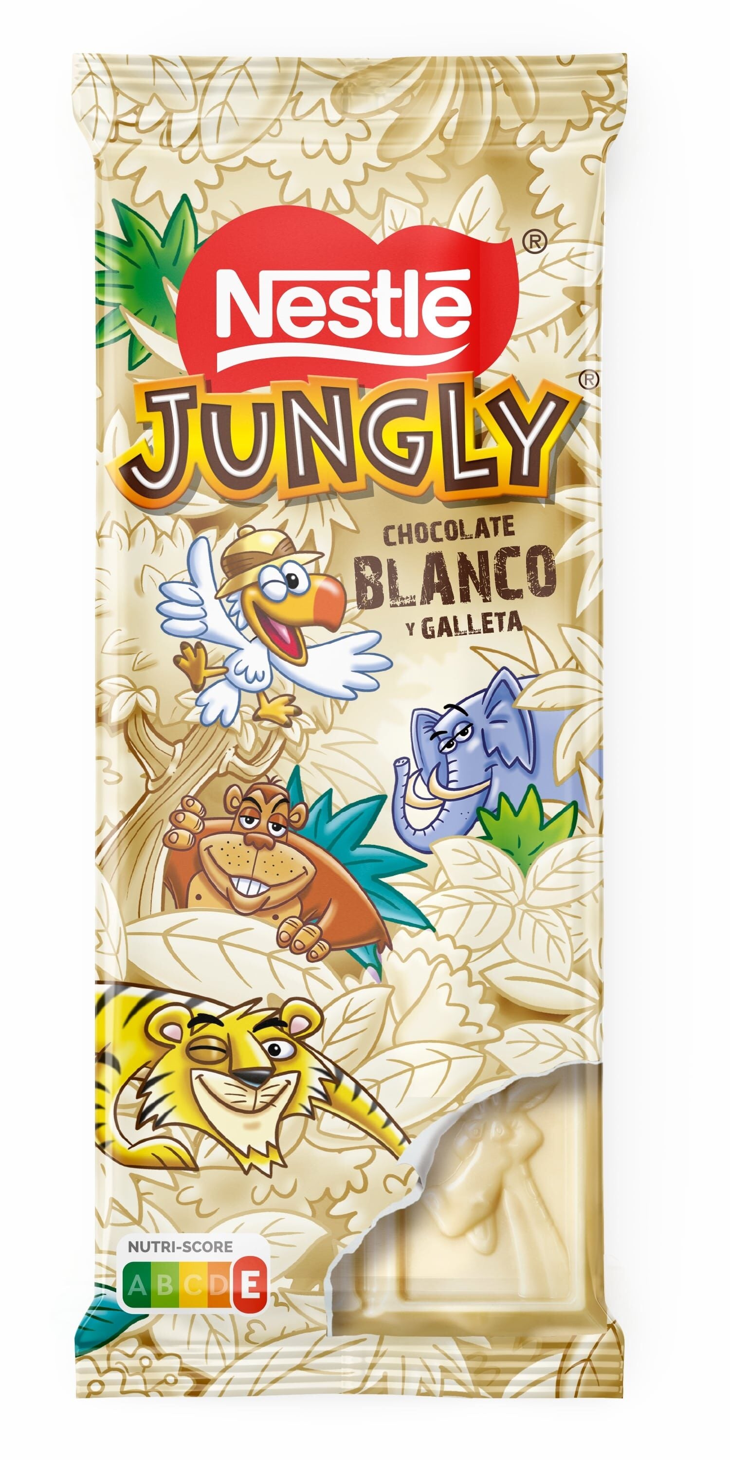 Chocolate blanco jungly Nestle 90g