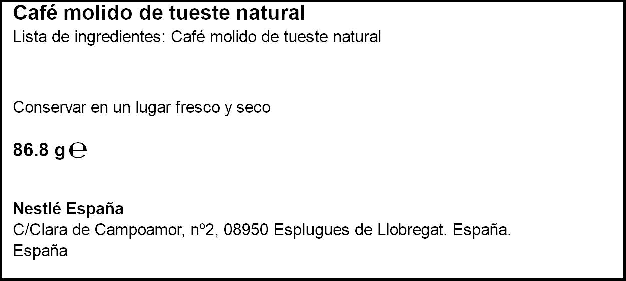 Café cápsula espresso milano delicato Dolce gusto p14 258g