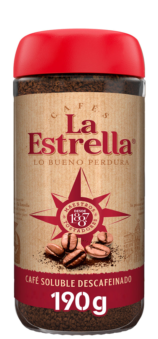 Café soluble descafeinado la Estrella 190g La Despensa