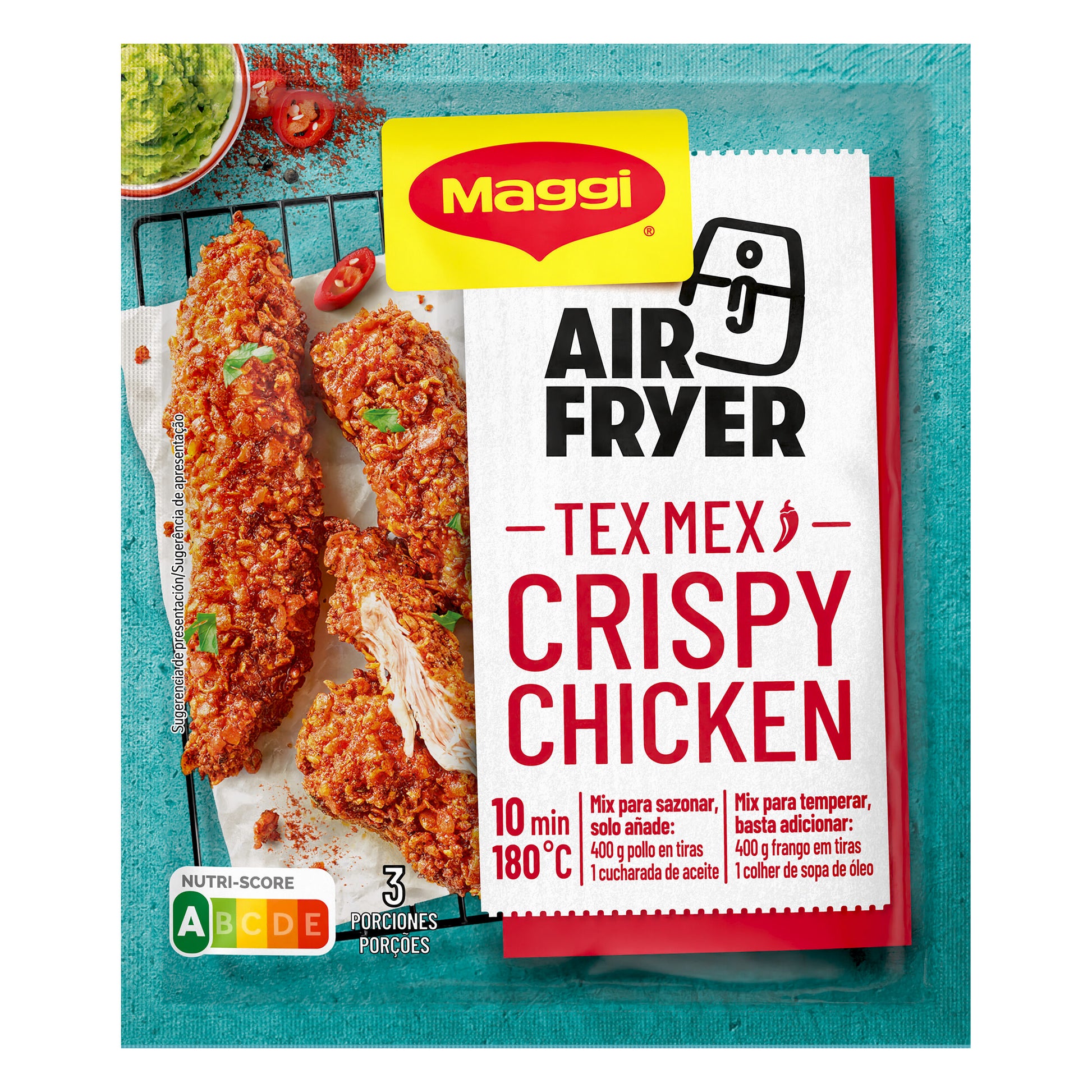 Sazonador crispy tex mex air fryer Maggi 70g