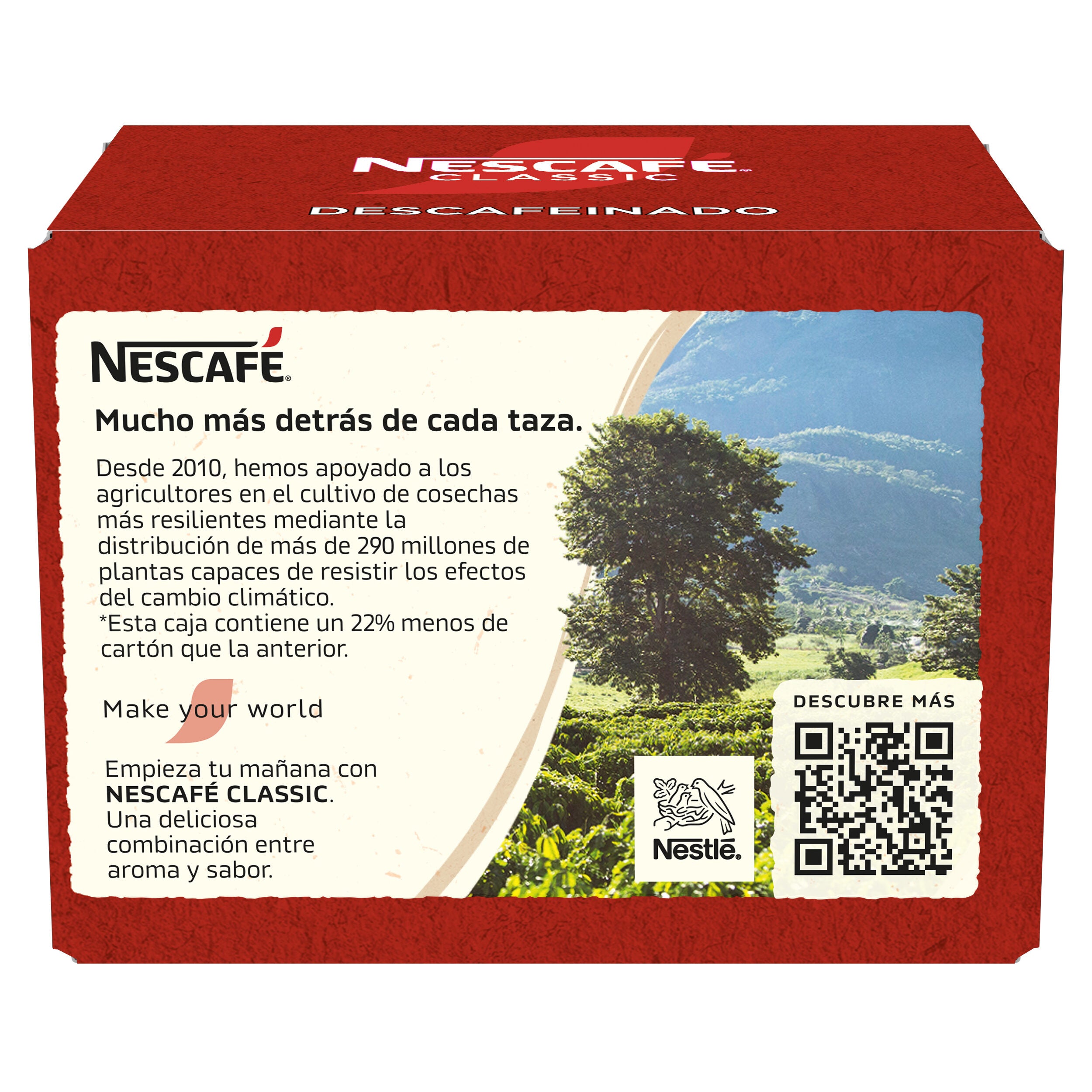 Café soluble descafeinado sobres Nescafe p10
