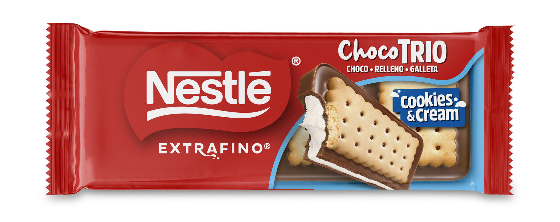 Chocolate c/leche trio cookies & cream Nestle 90g