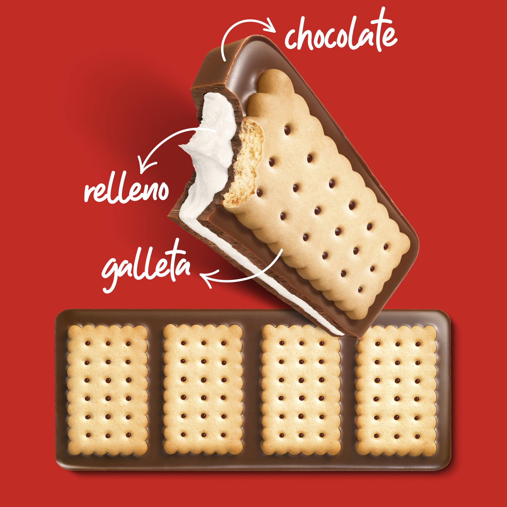 Chocolate c/leche trio cookies & cream Nestle 90g