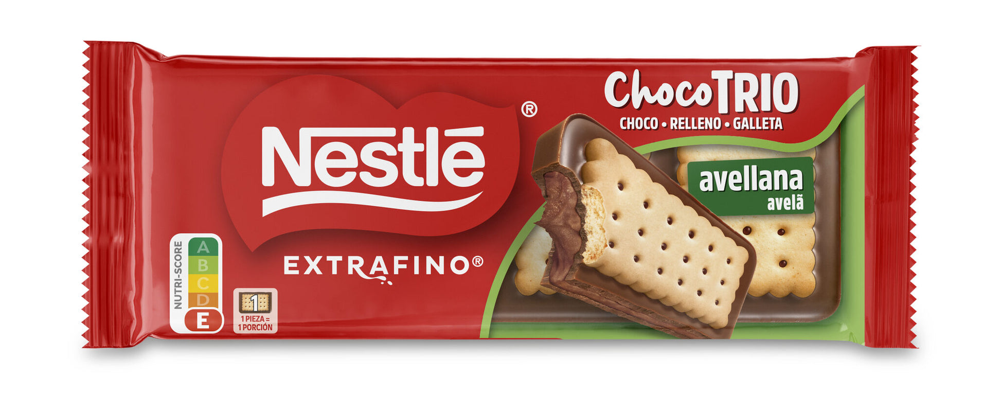 Chocolate c/leche trio avellana Nestle 90g