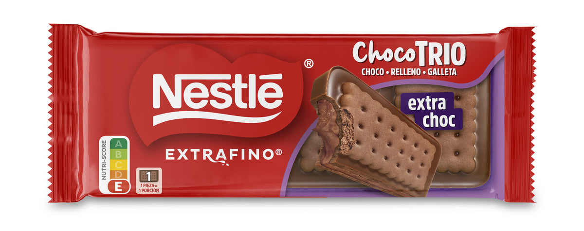 Chocolate c/leche trio extrachocolate Nestle 90g