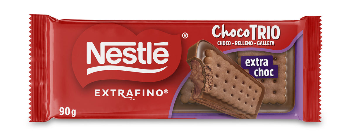 Chocolate c/leche trio extrachocolate Nestle 90g