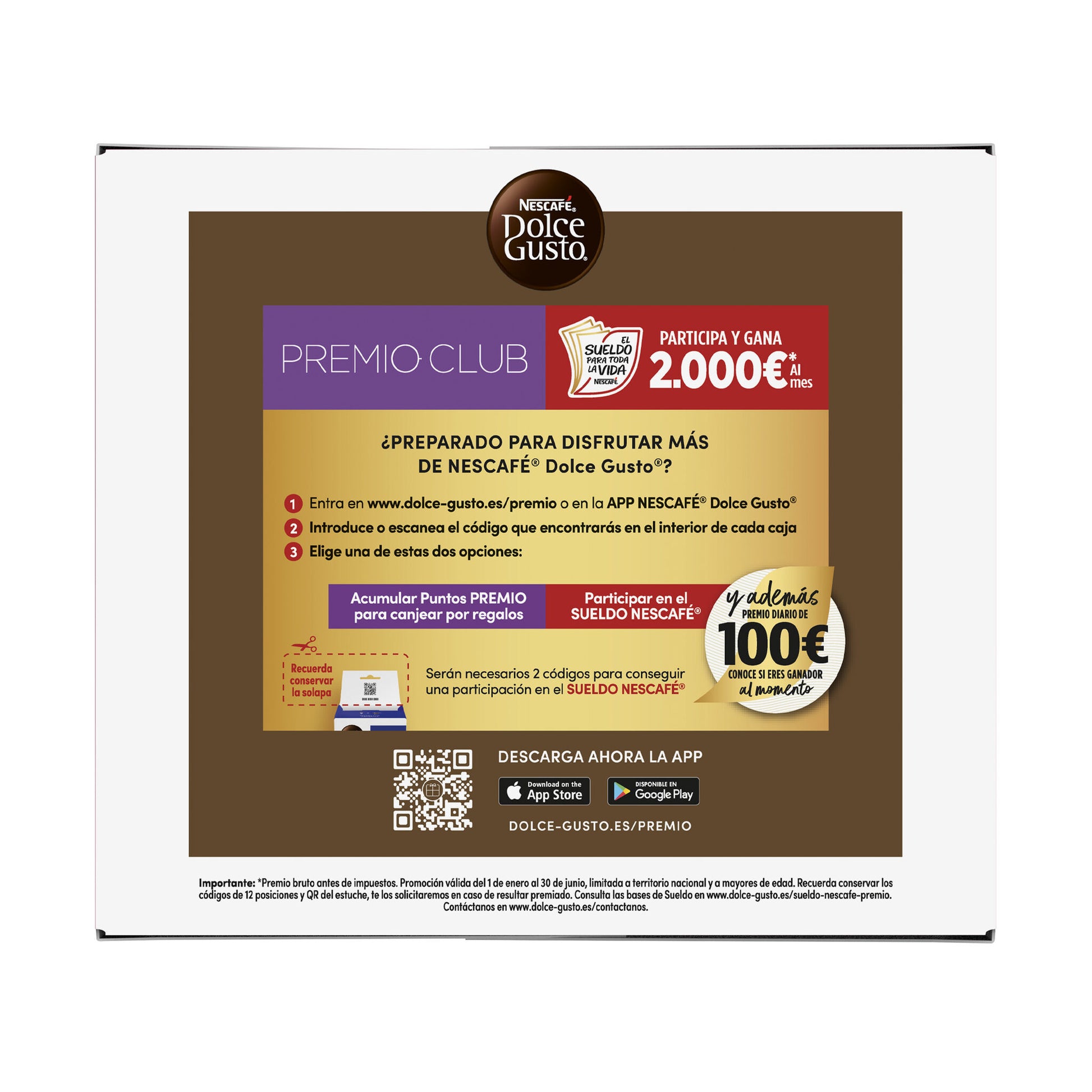 Café capsula intenso c/leche Dolce gusto p30