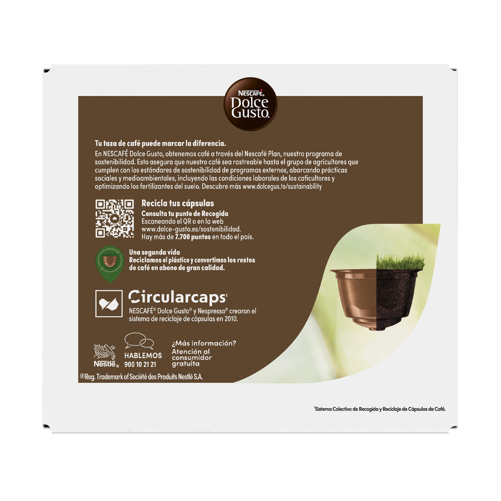 Café capsula intenso c/leche Dolce gusto p30