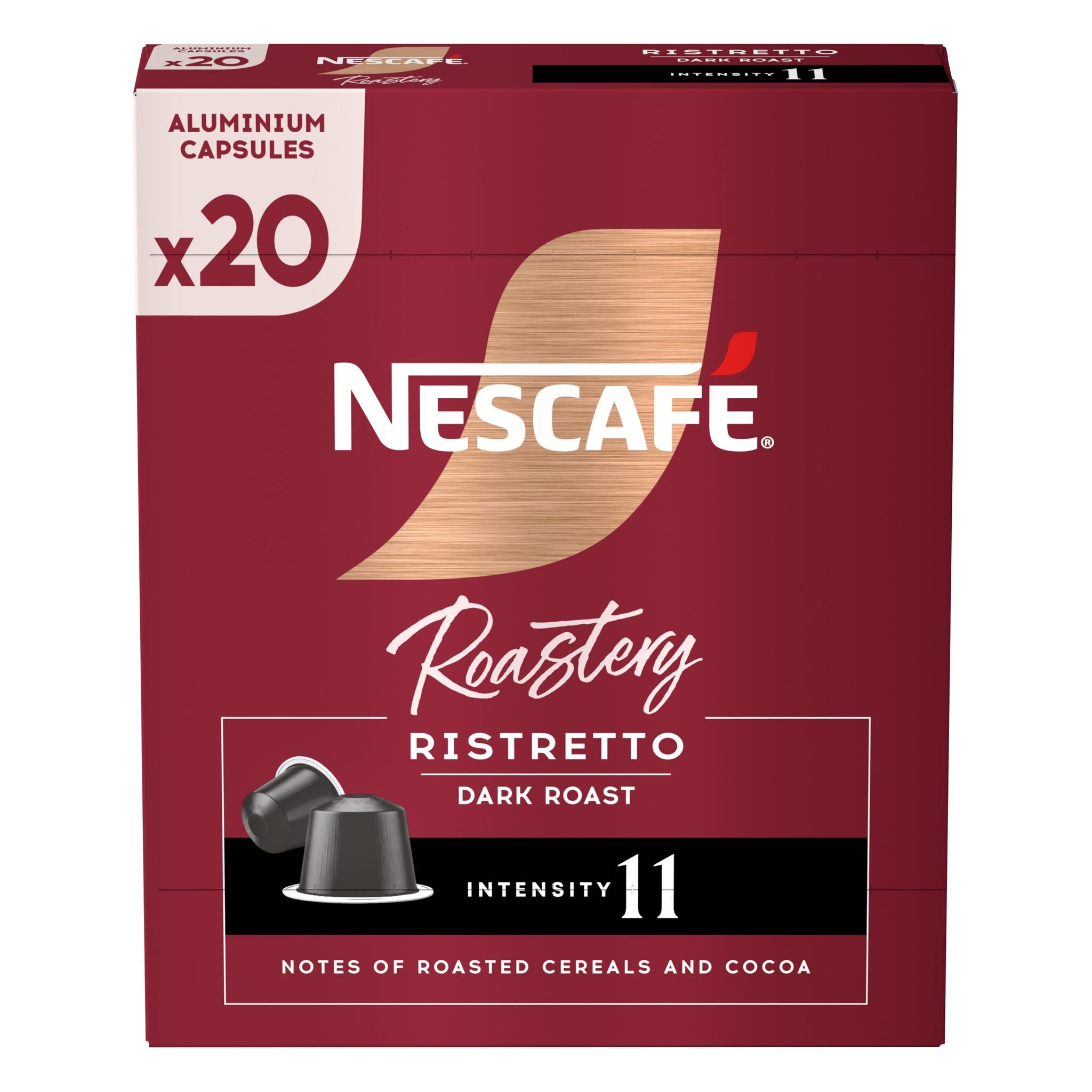 Cafe capsulas ristretto dark Nescafe p20 84g