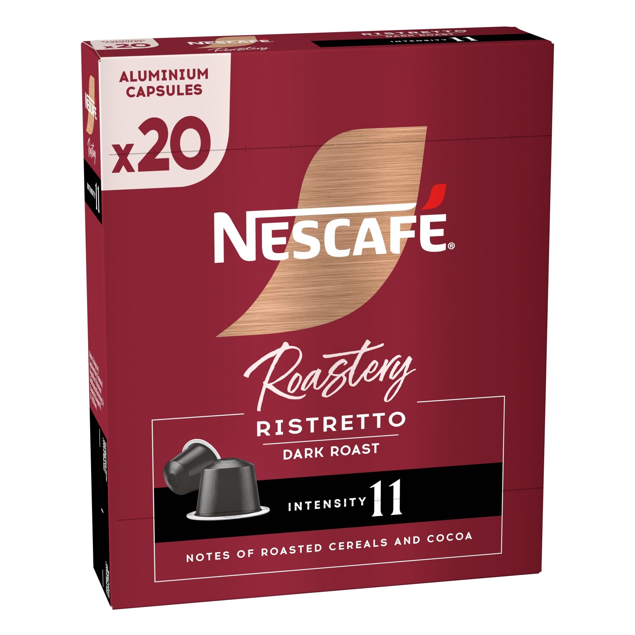 Cafe capsulas ristretto dark Nescafe p20 84g