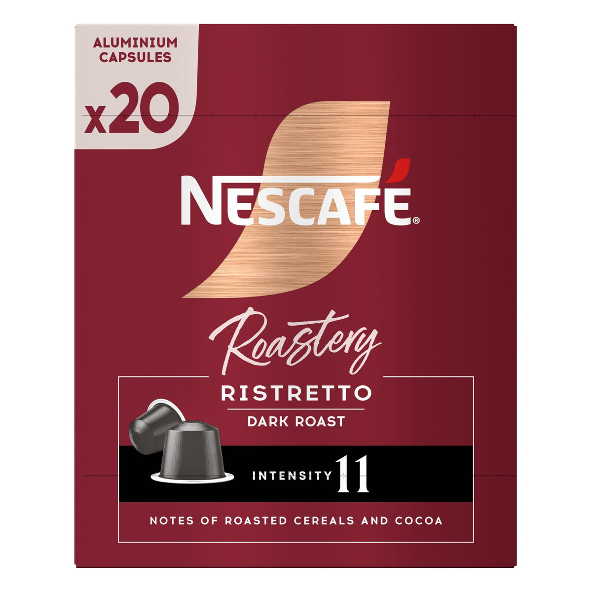 Cafe capsulas ristretto dark Nescafe p20 84g