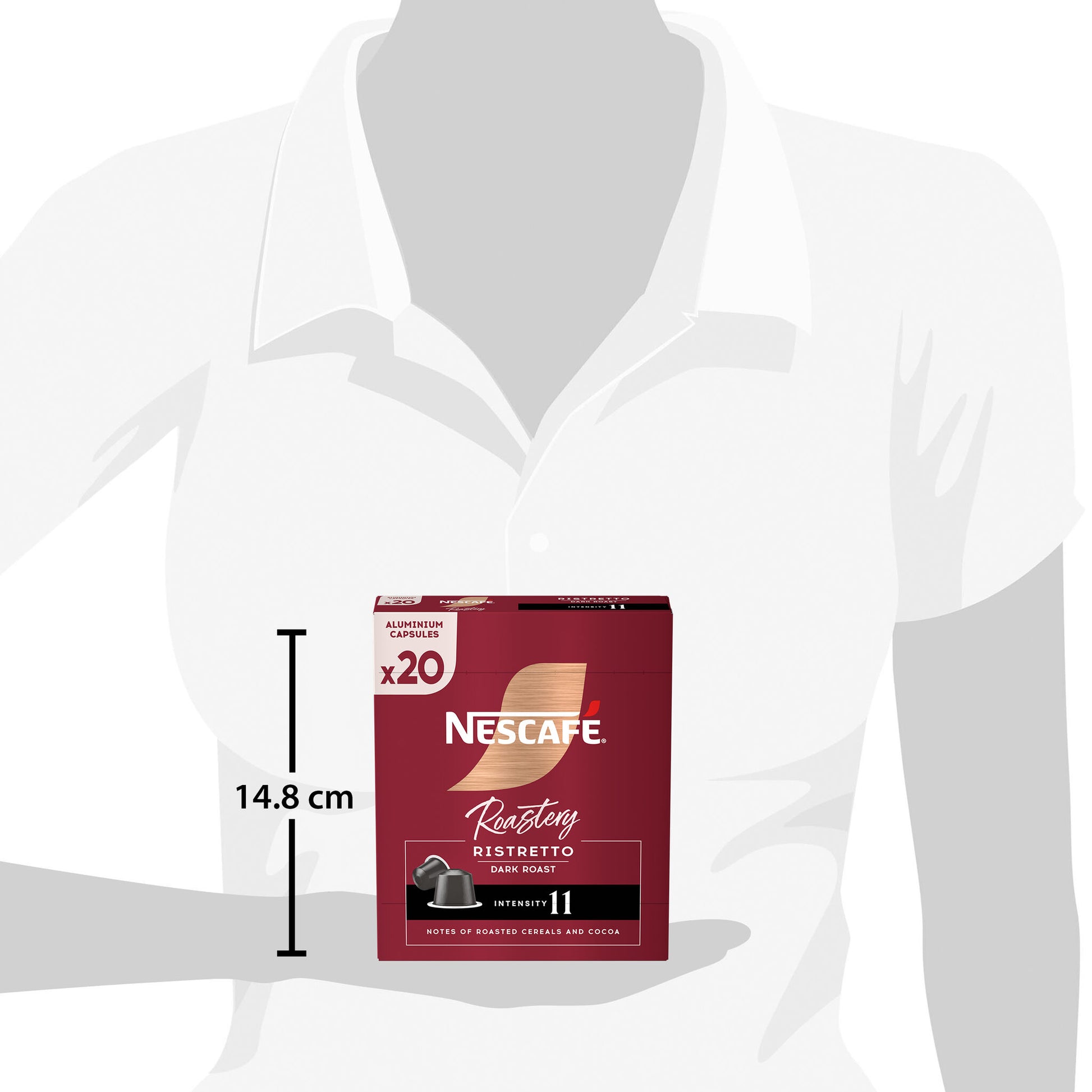 Cafe capsulas ristretto dark Nescafe p20 84g