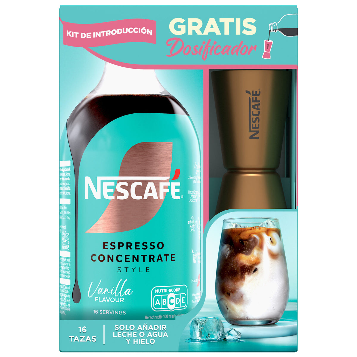 Concentrado cafe vainilla Nescafe 500ml