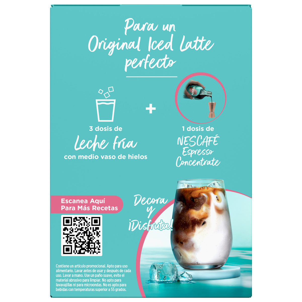Concentrado cafe vainilla Nescafe 500ml