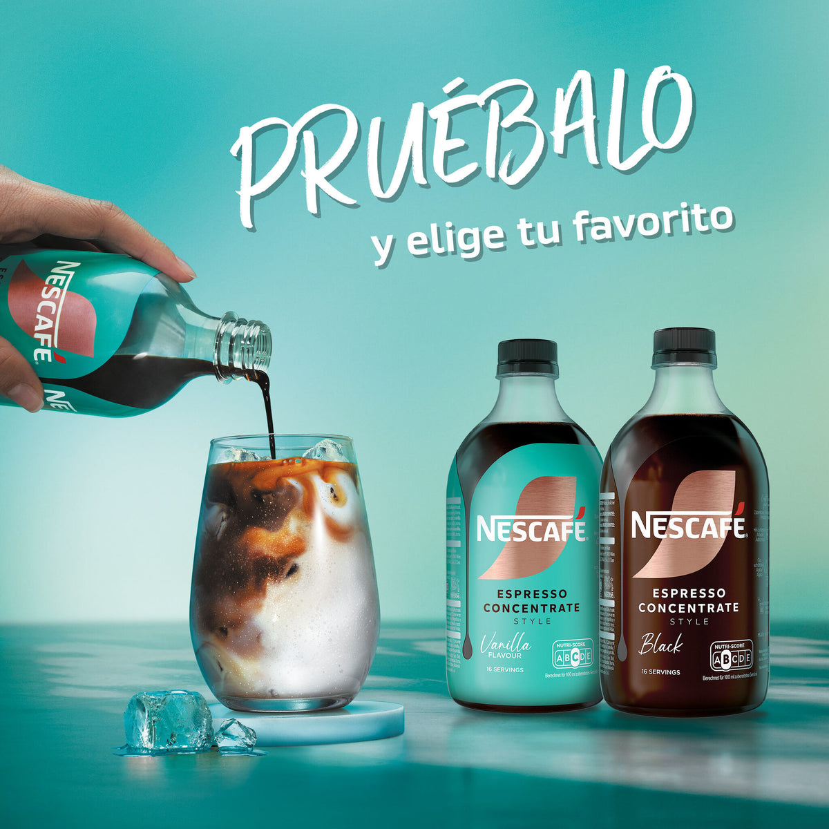 Concentrado cafe vainilla Nescafe 500ml