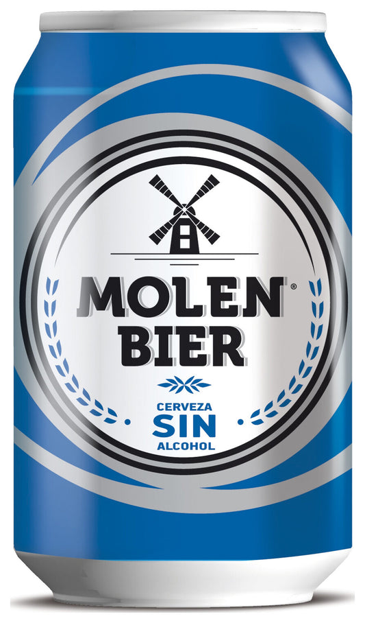 Cerveza rubia s/alcohol lata Mollen bier 330ml La Despensa