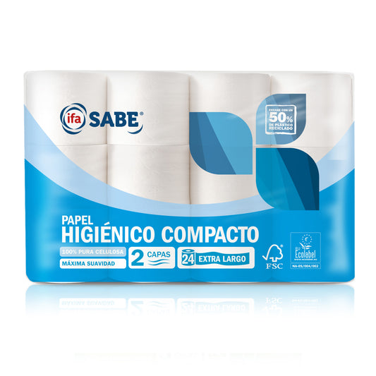 Papel higienico compacto Ifa sabe 24rollos La Despensa