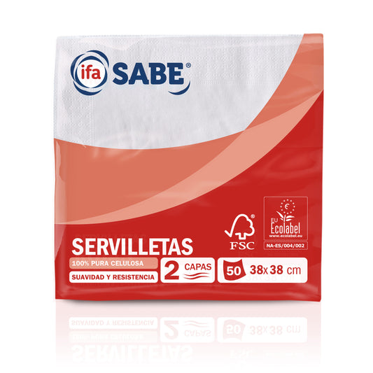 Servilleta blanca Ifa sabe 2c.50u La Despensa