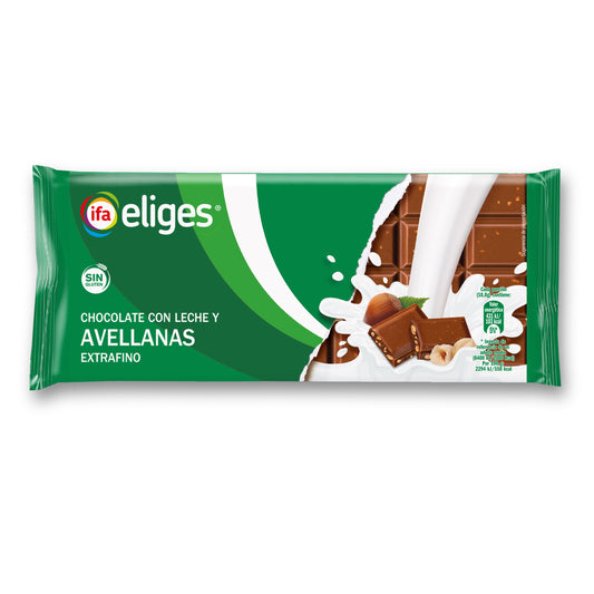 Chocolate leche avellana Ifa eliges 150g La Despensa