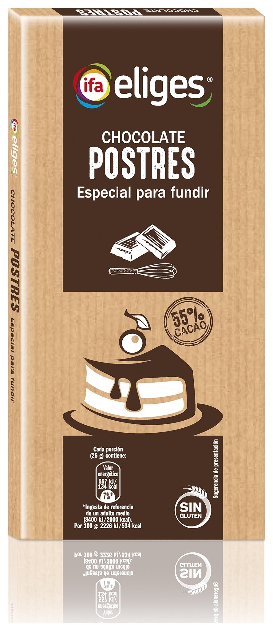 Chocolate para postres Ifa eliges 200g