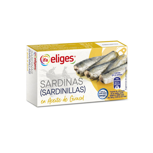 Sardinillas aceite vegetal rr-90 lata Ifa eliges 62g escurr La Despensa