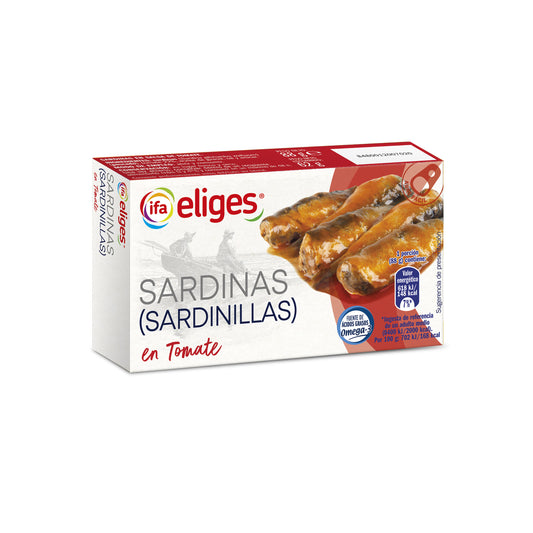 Sardinillas tomate rr-90 lata Ifa eliges 62g escurr La Despensa
