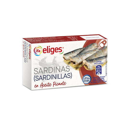 Sardinillas salsa picante rr-90 lata Ifa eliges 62g escurr La Despensa