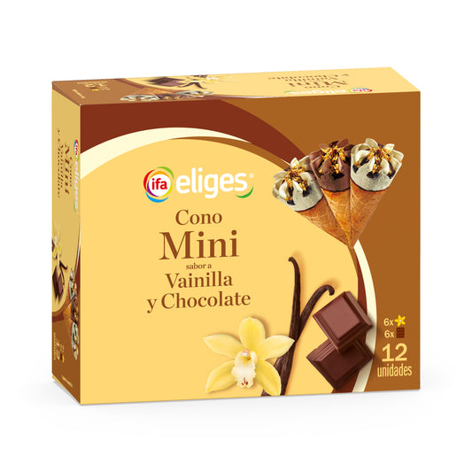 Cono mini vainilla chocolate Ifa eliges p12x30ml La Despensa