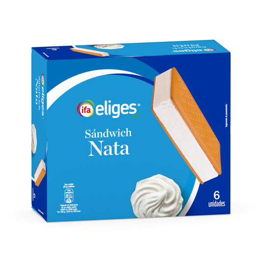 Sandwich nata Ifa eliges p6x100ml La Despensa