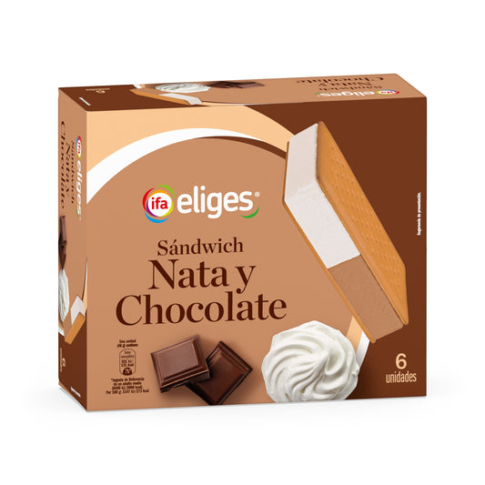 Sandwich nata chocolate Ifa eliges p6x100ml La Despensa