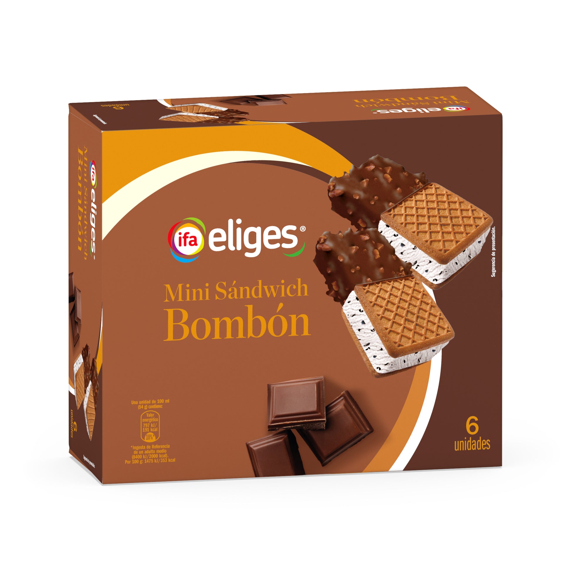 Sandwich mini bombon Ifa eliges p6x85ml