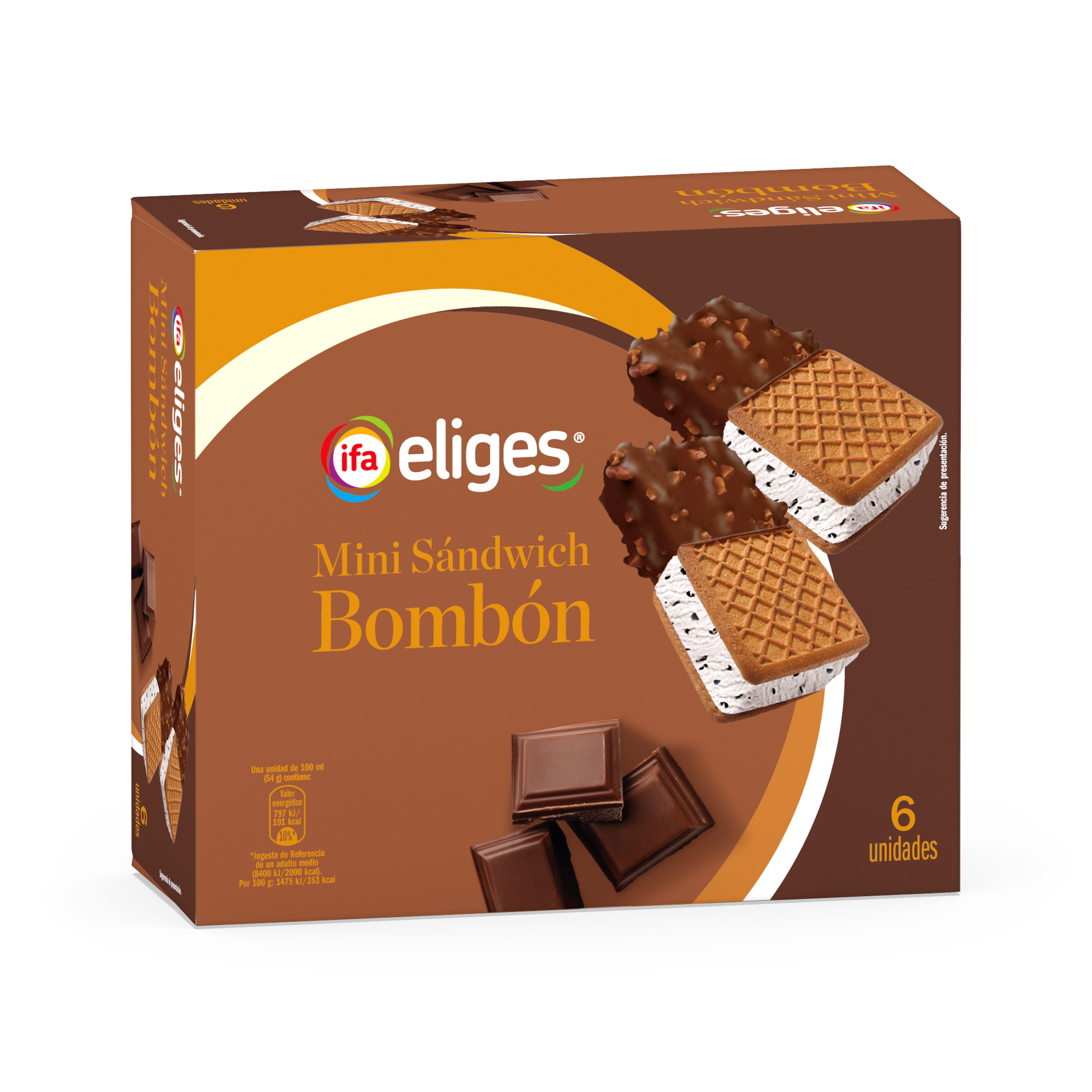 Sandwich mini bombon Ifa eliges p6x85ml