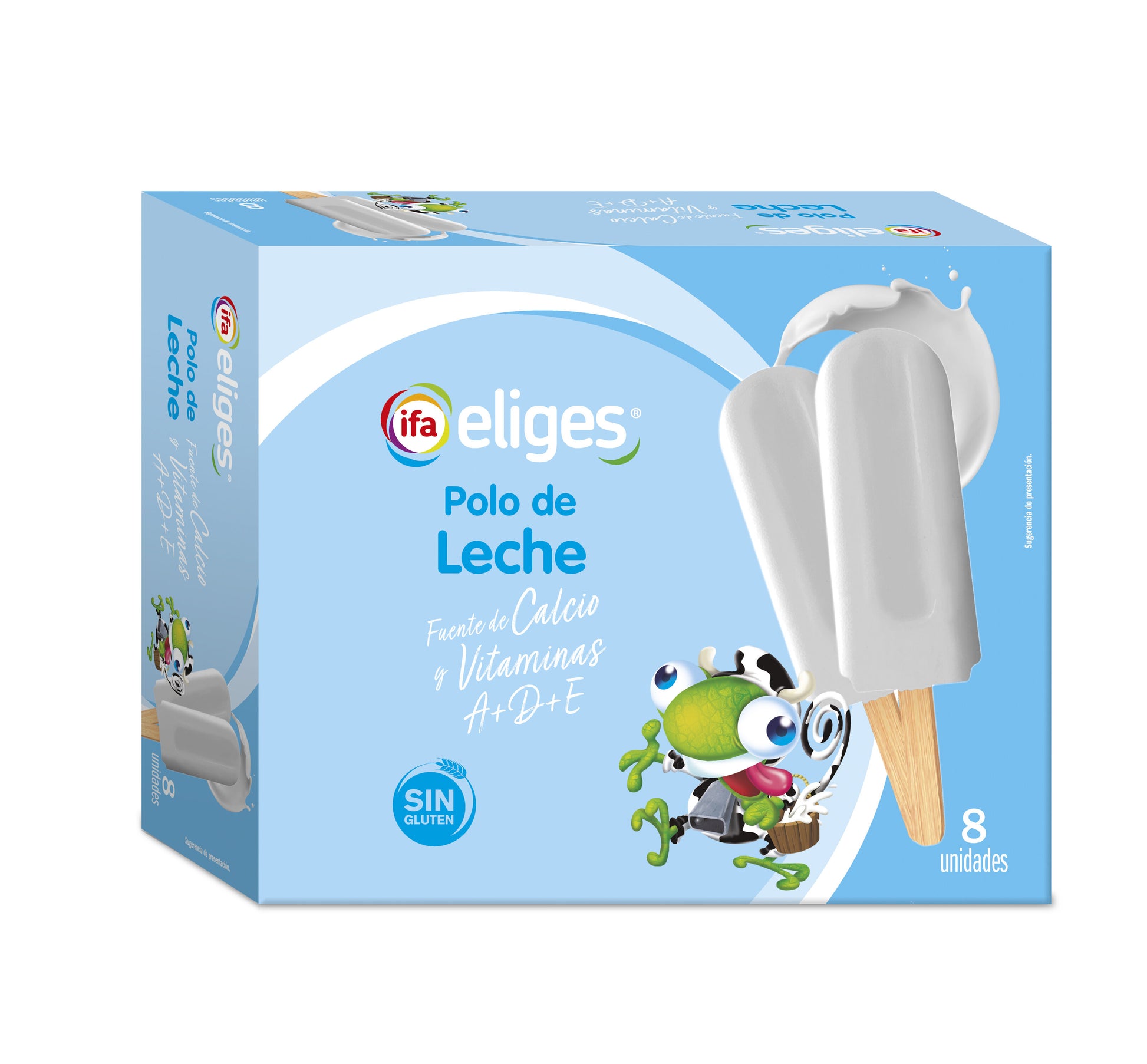 Helado infantil lecherines Ifa eliges p8 48ml/u