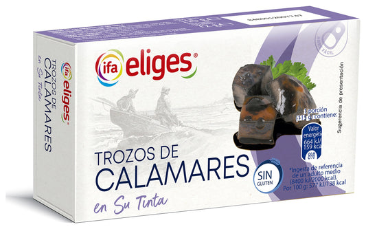 Calamar en su tinta lata Ifa eliges 72g escurr La Despensa