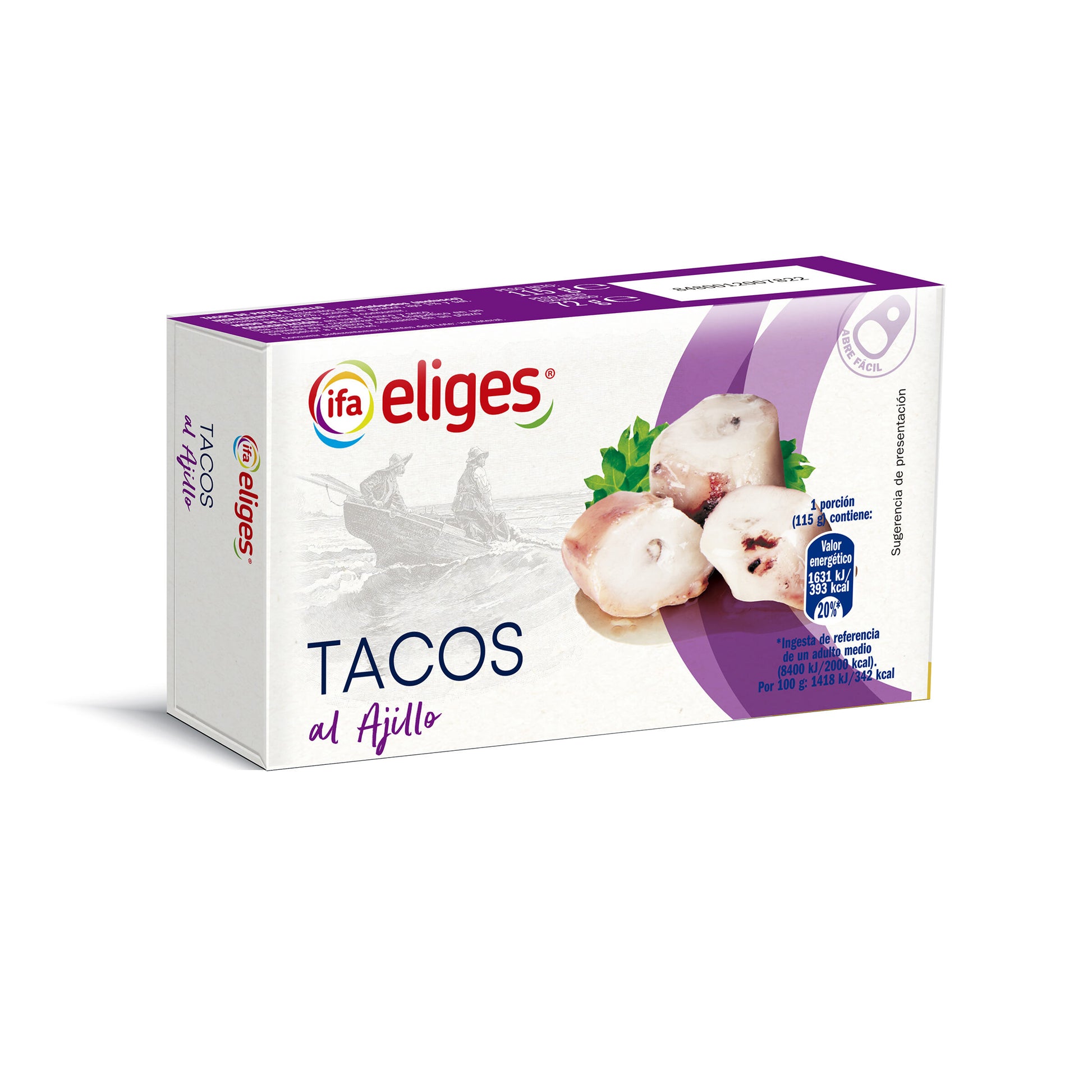 Tacos al ajillo lata Ifa eliges 72g escurr