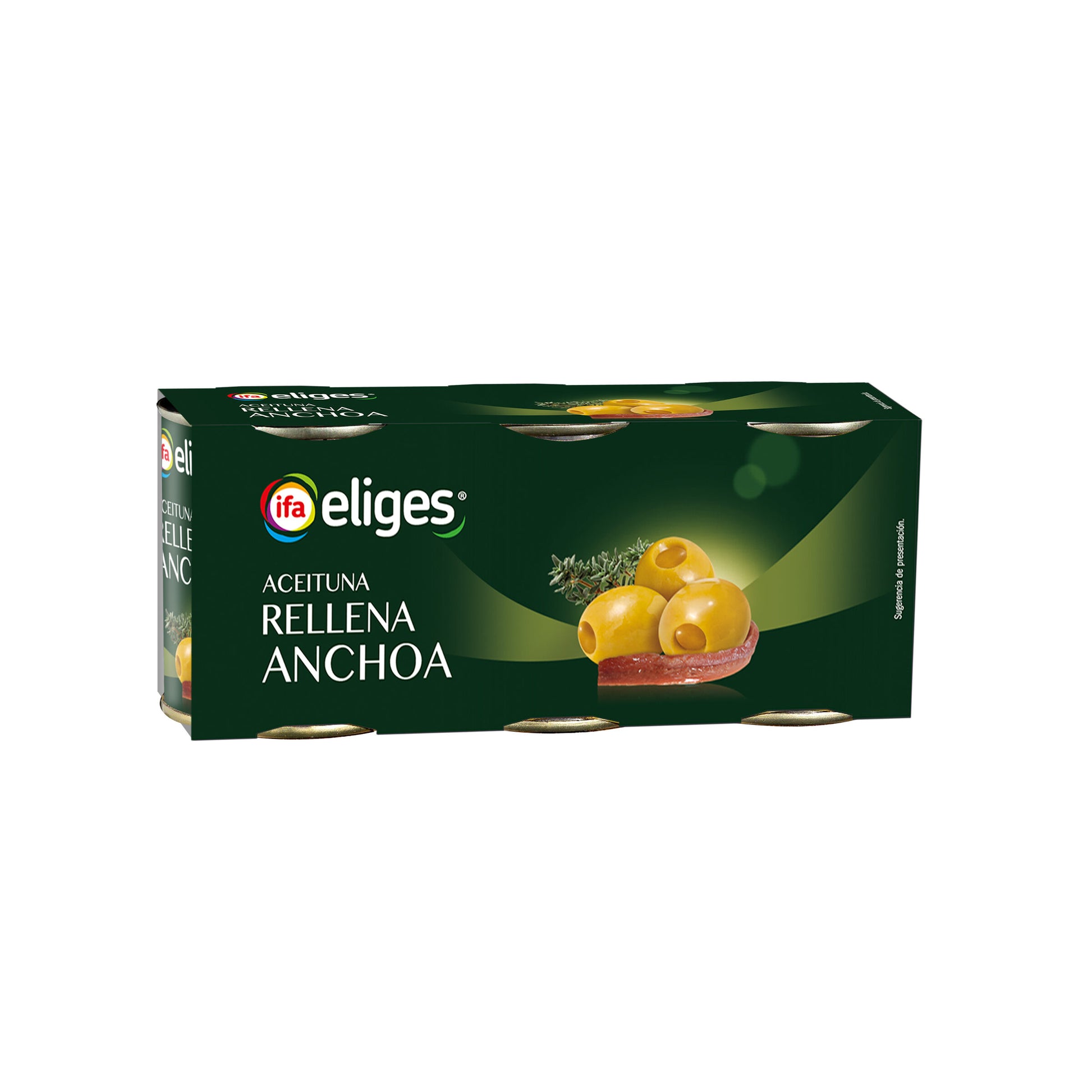 Aceituna manzanilla rellena Ifa eliges  p3x50g escurr