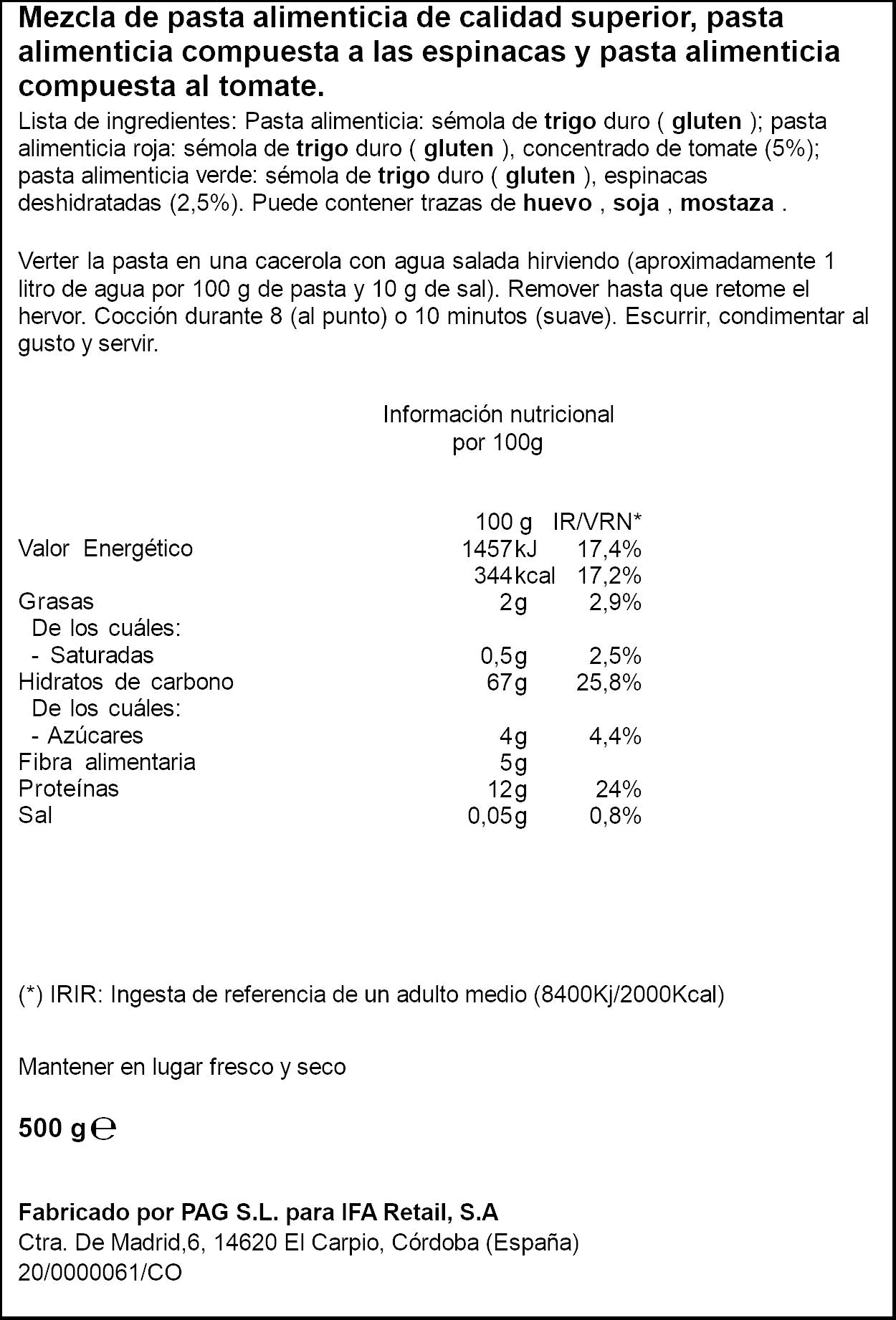 Lazos vegetales Ifa eliges 500g
