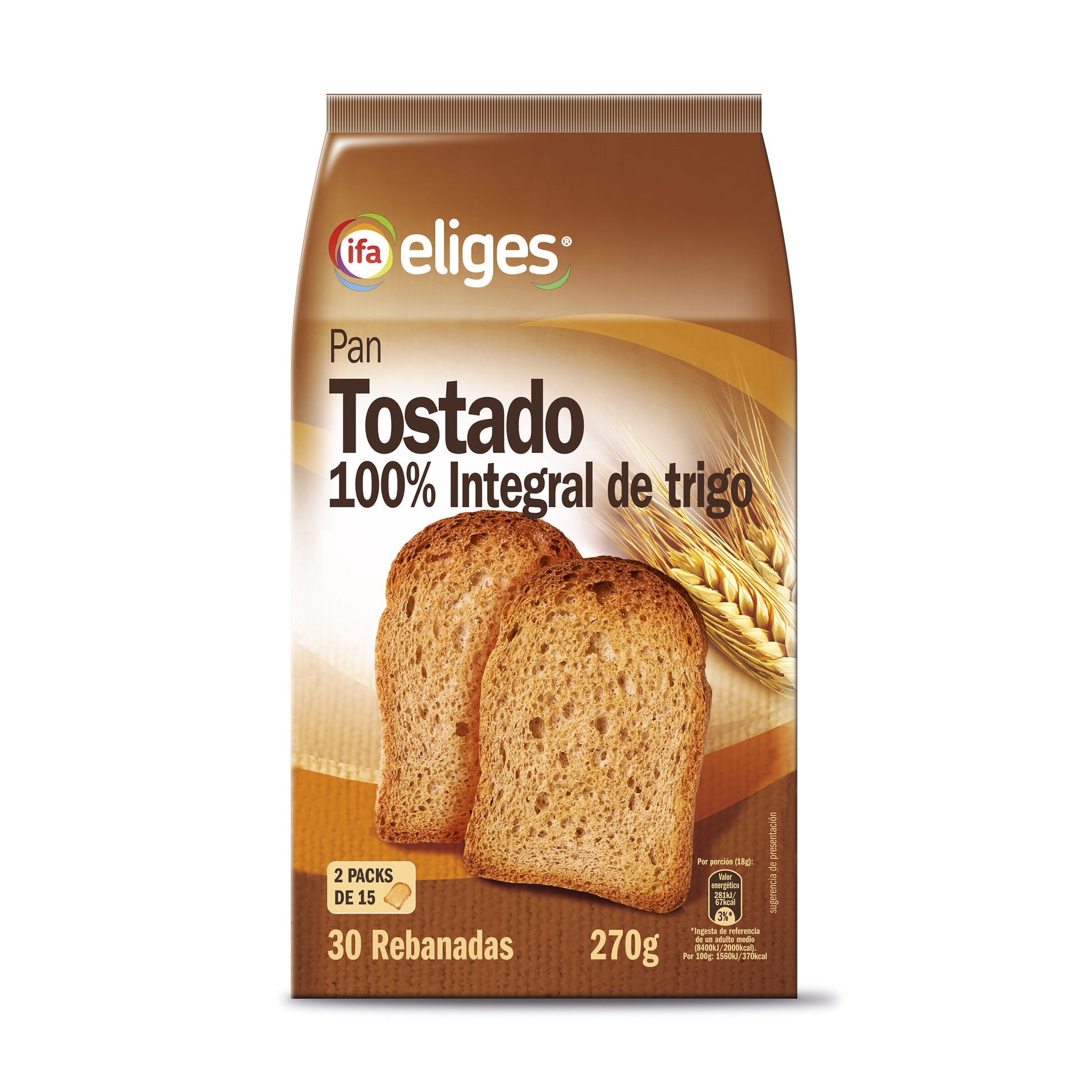 Biscote integral Ifa eliges 30r 270g