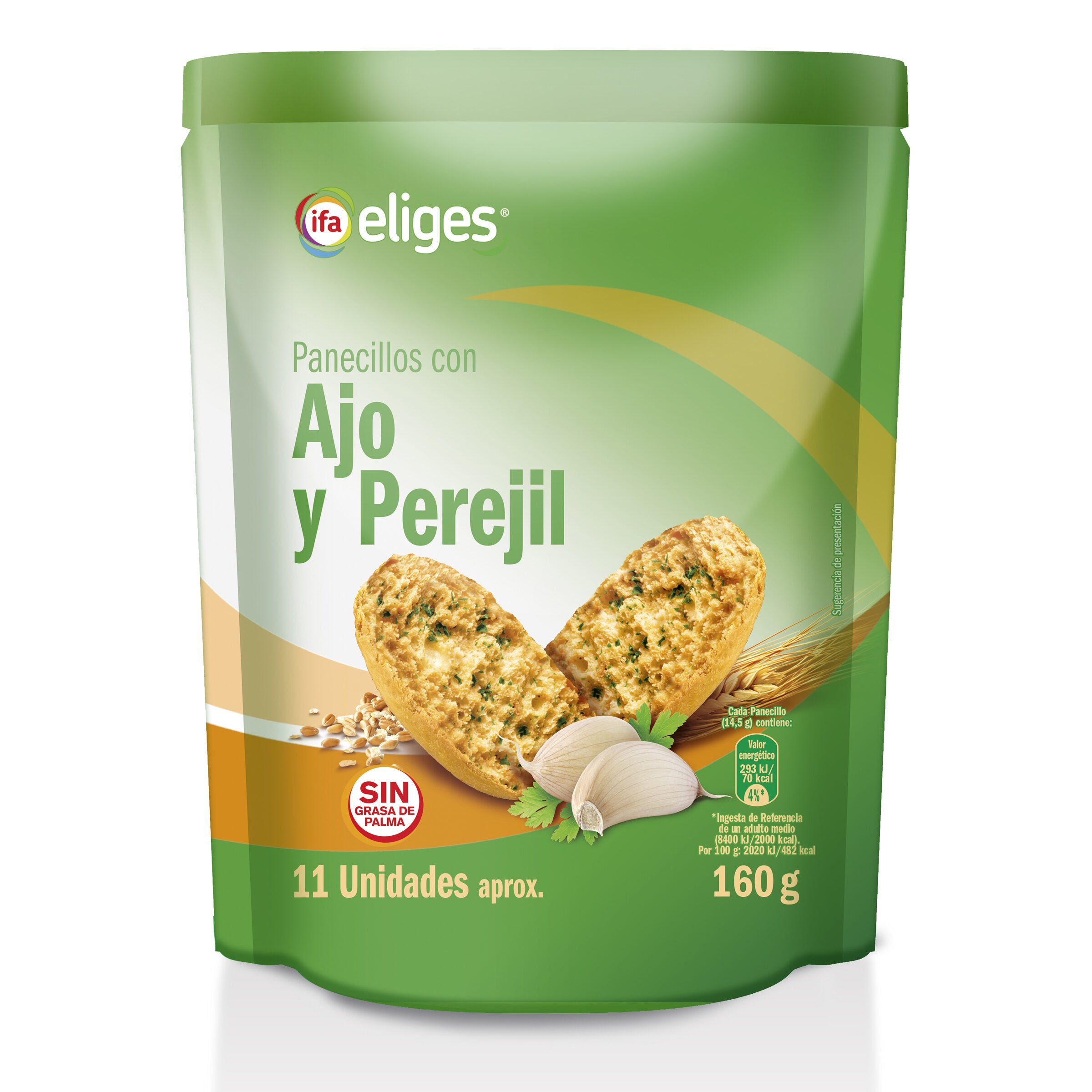 Panecillo tostado ajo/perejil Ifa eliges 160g