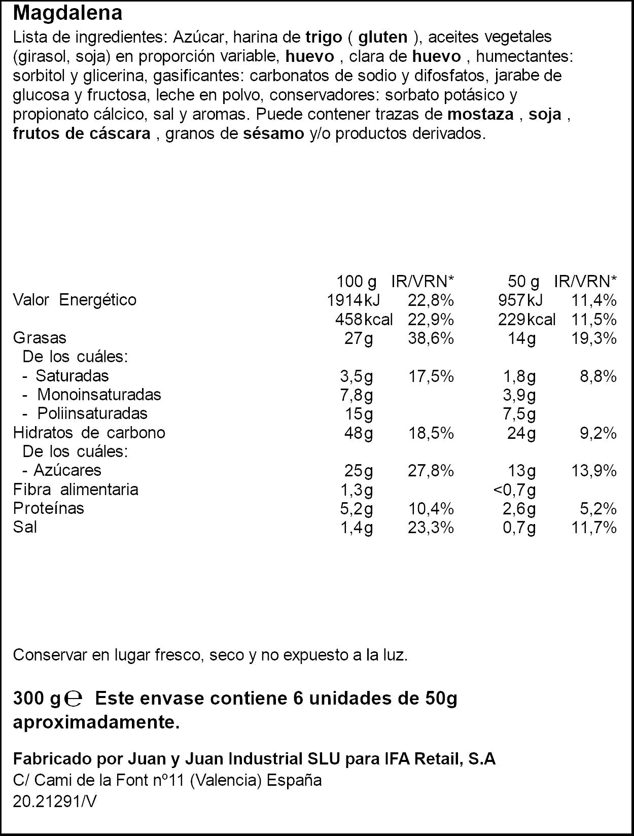 Magdalena artesana  Ifa eliges p6 300g