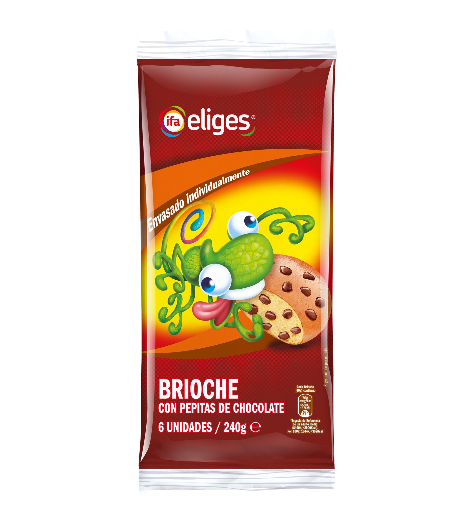 Brioche pepitas de chocolate Ifa eliges p6 240g