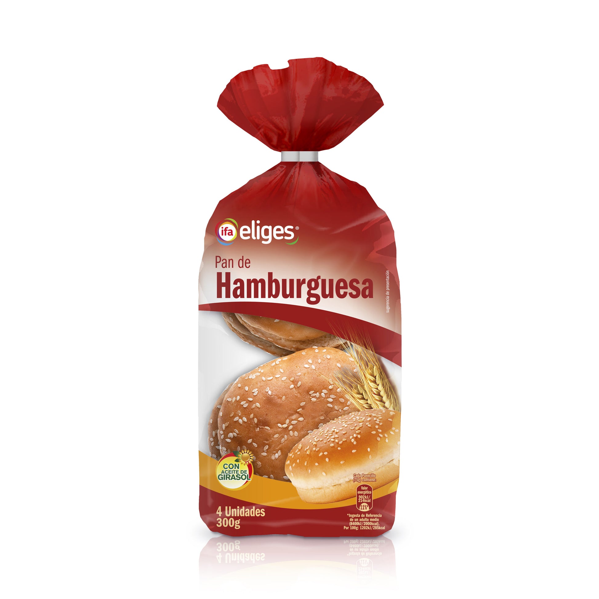 Pan hamburguesa maxi Ifa eliges p4 300g