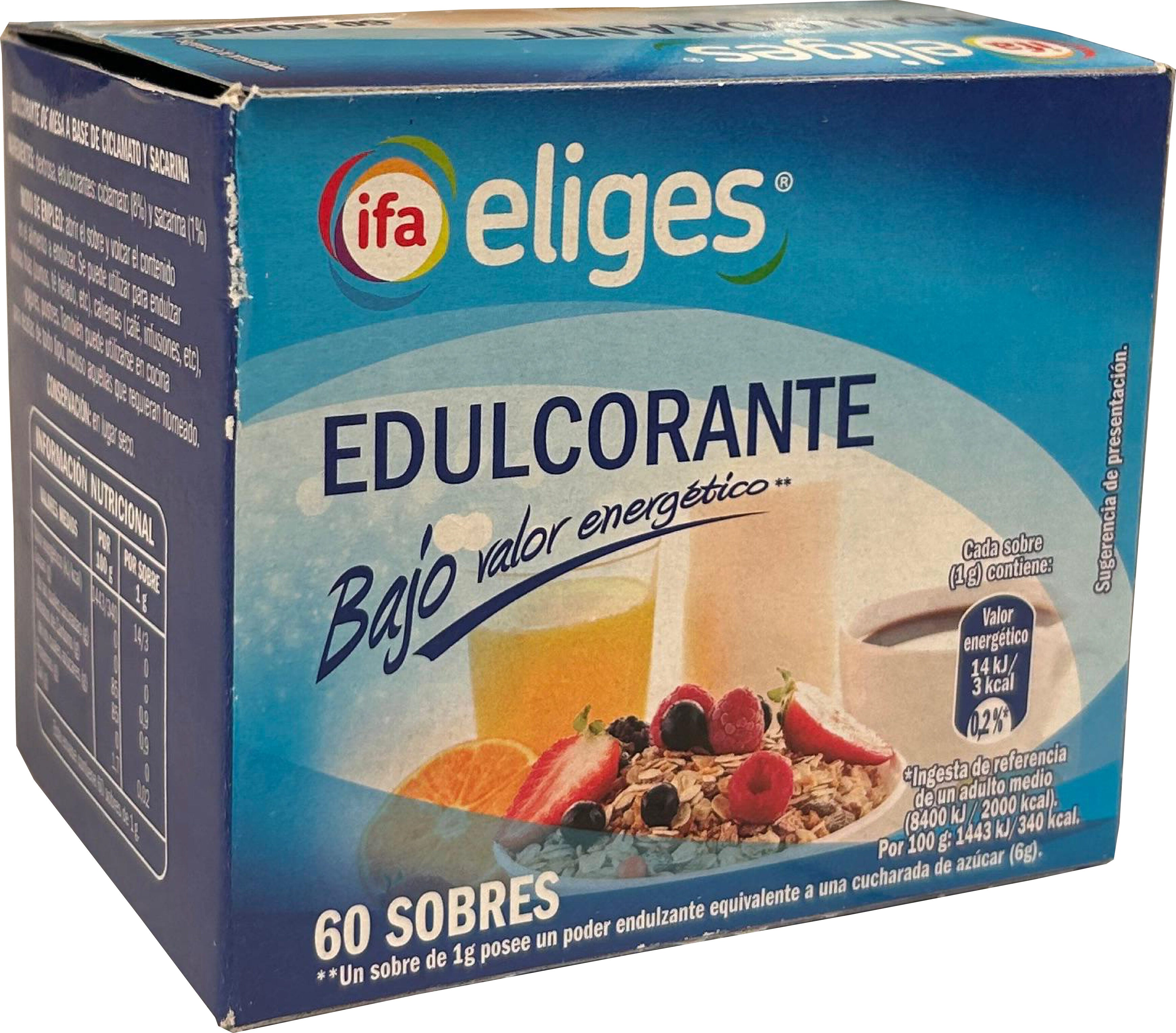 Edulcorante sobres Ifa eliges p60 1g/u