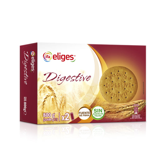 Galleta digestive  Ifa eliges p2 400g La Despensa