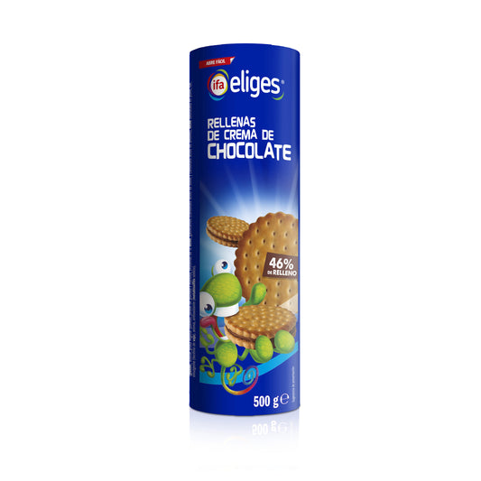 Galleta rellena choco Ifa eliges 500g La Despensa
