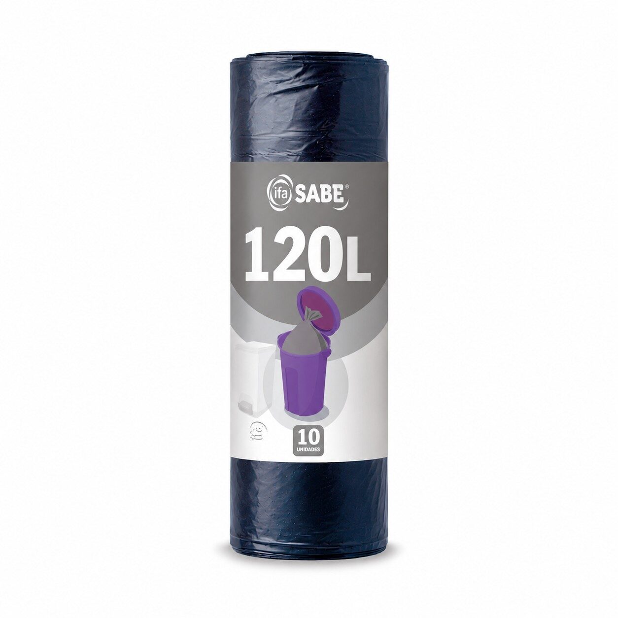 Bolsas basura saco comunidad 85x105 120l Ifa sabe 10u